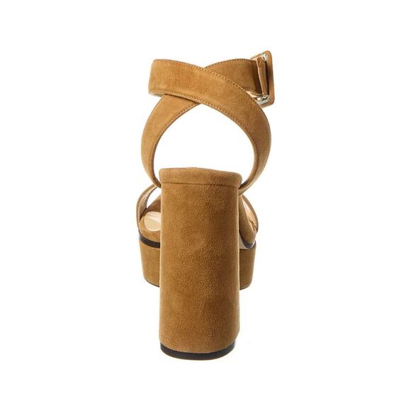 Jimmy Choo Jax/Pf 115 Suede Sandal, Brown - Picture 3 of 5